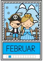 Vorschau - Poster - Jahreszeiten und Monate - Wort-Bild-Karten - Month of the year - Seite 2