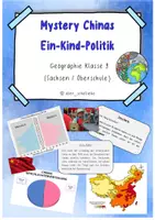 Vorschau - Arbeitsblätter - Mystery Chinas Ein-Kind-Politik - Deckblatt