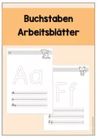 Vorschau - Arbeitsblätter - Buchstabenerarbeitung - Arbeitsblätter - Seite 1