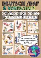 Vorschau - Spiele - Deutsch & DaF: Schnapp das Fahrzeuge - Deckblatt