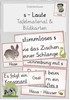 Vorschau - Poster - s-Laute Aushang für die Tafel & Wort-Bildkarten - Deckblatt