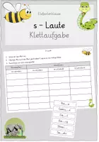 Vorschau - Spiele - s-Laute handlungsorientierte Aufgabe - Deckblatt