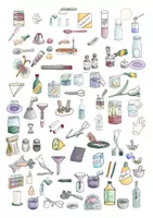 Vorschau - Experimente - *Experimente - Die Cliparts* Sammlung in Sketchnote-Stil - Seite 1