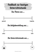 Vorschau - Anderer Materialtyp - Lehrer Feedback - Materialpaket - Seite 3