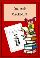 Vorschau - Arbeitsblätter - Deutsch - Hefter - Deckblatt - Deckblatt