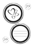 Vorschau - Mal- und Bastelvorlagen - Valentinstagskarte - Herzen - 2 Designs - Teil 8 - Deckblatt