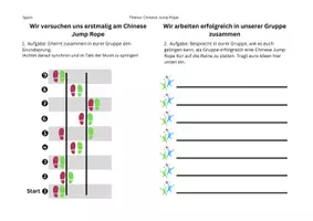 Vorschau - Unterrichtsreihen - Chinese Jump Rope - Gestalten einer Gruppenkür - Seite 1