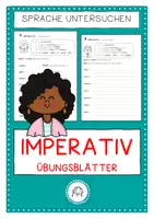 Vorschau - Stundenentwürfe - Imperativ. Übungsblätter - Deckblatt