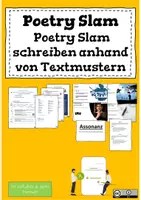 Vorschau - Stundenentwürfe - Unterrichtsreihe Poetry Slam - Kreatives Schreiben (Materialpaket) - Seite 1