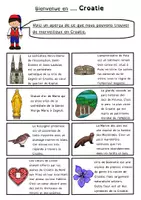 Aperçu - Feuilles d'exercices - Tour d'Europe : la Croatie - Page 1