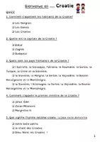 Aperçu - Feuilles d'exercices - Tour d'Europe : la Croatie - Page 3