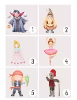 Vorschau - Arbeitsblätter - Lesespaziergang - Karneval/Fasching - 3-fach differenziert #euroflocken - Seite 1