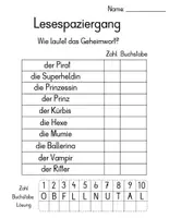 Vorschau - Arbeitsblätter - Lesespaziergang - Karneval/Fasching - 3-fach differenziert #euroflocken - Seite 3
