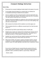 Vorschau - Arbeitsblätter - Access 5: Here We Go - Crossword Challenge (Bayern 5. Klasse) - Seite 1