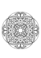 Vorschau - Arbeitsblätter - Mandala - wachsendes Paket für Entspannung und Vertretung - Seite 1