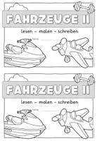 Vorschau - Arbeitsblätter - Fahrzeuge 2 | Lesen-malen-schreiben - Seite 3