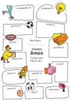 Vorschau - Arbeitsblätter - Stärken Bingo 🖍💪🏼- Austausch über unsere Fähigkeiten | Positiv Mindset 🌱☀️ - Seite 2