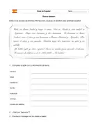 Vorschau - Arbeitsblätter - Texto presentarse_Lese- und Hörverstehen Anfangsunterricht - Deckblatt