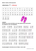 Vorschau - Arbeitsblätter - Geheimschrift Rätsel Sommer (2-fach differenziert) - Seite 3