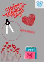 Vorschau - Stundenentwürfe - Herz zirkeln Valentinstag Mathematik - Deckblatt