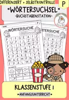 Vorschau - Arbeitsblätter - Wörtsersuchsel "Buchstabe P/p" I Buchstabenstation I Kl. 1 - Deckblatt