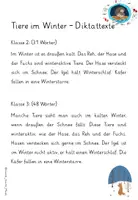 Vorschau - Arbeitsblätter - Tiere im Winter - Lernwörter für Klasse 2/3 - Seite 3