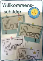 Vorschau - Poster - Willkommensschilder - Deckblatt