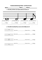 Vorschau - Test - Quiz Noten und Pausenwerte - Seite 1