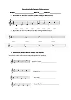Vorschau - Test - Notennamen Quiz - Seite 1