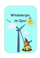 Vorschau - Arbeitsblätter - Windenergie im Quiz - Deckblatt