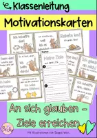 Vorschau - Bildkarten - Motivationskarten (Affirmation, Growth Mindset, LEG) - Deckblatt