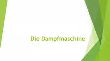 Vorschau - Präsentationen/Tafelbilder - Die Dampfmaschine (Präsentation und H5P) - Deckblatt