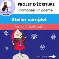 Aperçu - Préparation de séance / Séance complète - Atelier Écriture Écrire Poème Texte Narratif - Page de couverture
