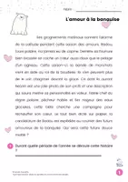 Aperçu - Feuilles d'exercices - Compréhension de Lecture SAINT VALENTIN Récit - Page 1
