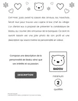 Aperçu - Feuilles d'exercices - Situation Écriture Saint Valentin Description - Page 3