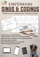 Vorschau - Stundenentwürfe - Sinusfunktion und Cosinusfunktion - Interaktive PowerPoint - Deckblatt