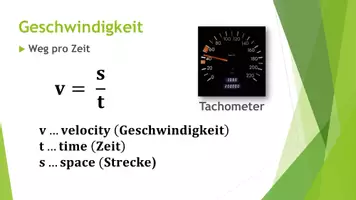 Vorschau - Präsentationen/Tafelbilder - Geschwindigkeit und Beschleunigung (Präsentation und H5P) - Seite 1