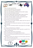 Vorschau - Arbeitsblätter - Australia - Quiz / Spiel (Englisch) Klasse 8-10 - Seite 2