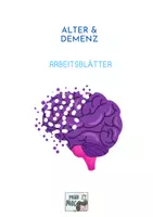Vorschau - Arbeitsblätter - Unterrichtseinheit Altern & Demenz - Einfaches Niveau - Deckblatt