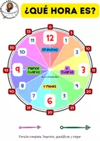 Vista previa - Juegos / Gamificación - PACK " LAS HORAS" - página 1