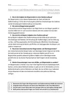 Vorschau - Arbeitsblätter - AB mit Fragen zum Thema "Bürgermeister" + Lösungsblatt + Infografik - Seite 2