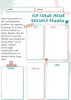 Vorschau - Arbeitsblätter - Arbeitsauftrag - Meine Gefühle - Deckblatt