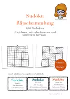 Vorschau - Arbeitsblätter - Sudoku - Die große Rätselsammlung - Deckblatt