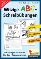 Vorschau - Arbeitsblätter - Witzige ABC-Schreibübungen | Deutsch Grundschule + Vorschule Klasse 1-2 | Schreiben lernen, Buchstaben, ABC, Alphabet, Umlaute, Wandfries, Erstleser, Kopiervorlagen, Poster - Deckblatt
