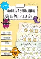 Vorschau - Arbeitsblätter - Addition & Subtraktion im ZR 100 mit & ohne ZÜ - Spielesammlung (8 Spiele + 2 AB) - Seite 1