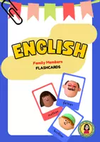 Vorschau - Bildkarten - Family Members Flashcards | Vocabulary - Deckblatt