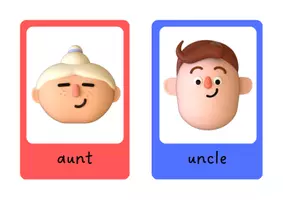 Vorschau - Bildkarten - Family Members Flashcards | Vocabulary - Seite 3