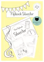 Vorschau - Arbeitsblätter - Flipbook Silvester - Deckblatt