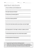 Vorschau - Arbeitsblätter - AB mit Fragen zum Thema "Klaviere" + Lösungsblatt + Mindmap + Infografik - Deckblatt