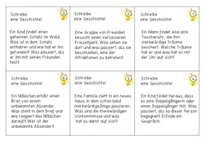 Vorschau - Fördermaterial/Inklusion - Kreative Schreibanlässe / Deutsch / Geschichten Schreiben - Seite 2